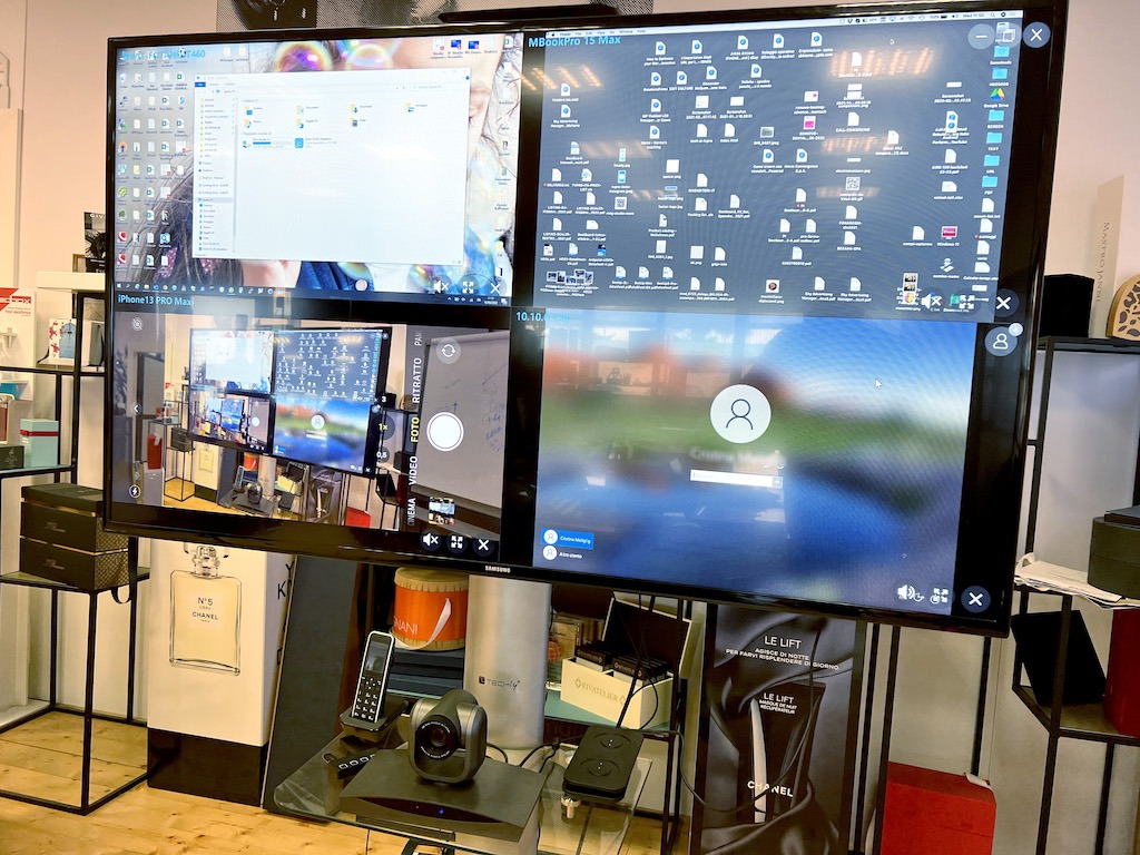 esempio screen sharing, condivisione schermo, con tvpro ed eshare button - softech esempio screen sharing, condivisione schermo, con tvpro ed eshare button - softech